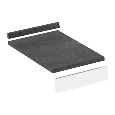 Комплект столешницы STM 460 Луна/Луна 402х600х25 AlvaLine