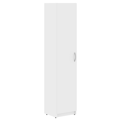Шкаф колонка с глухой дверью SR-5U.1(L) Белый 386х375х1815 SIMPLE