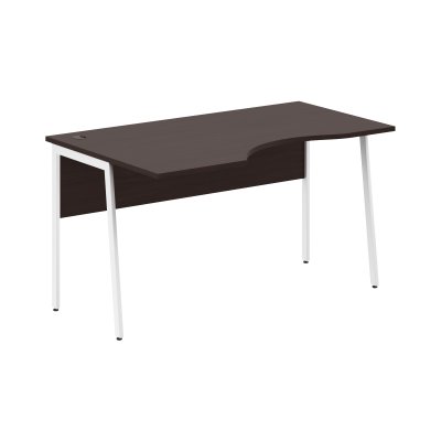 Стол прямой СА-2P(L) Венге Магия/Белый 1400х900х755 IMAGO PLUS