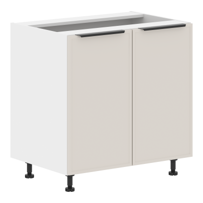 Шкаф напольный с полкой MOP 8082.1PR Кашемир/Белый 800х560х820 PARMA