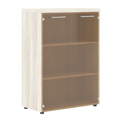 Шкаф со стеклянными дверьми и топом TMC 85.2 Сосна Эдмонт Z 856х450х1203 TORR-Z