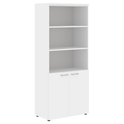 Шкаф с 1 комплектом глухих малых дверей и топом XHC 85.5 Белый 856х432х1955 XTEN