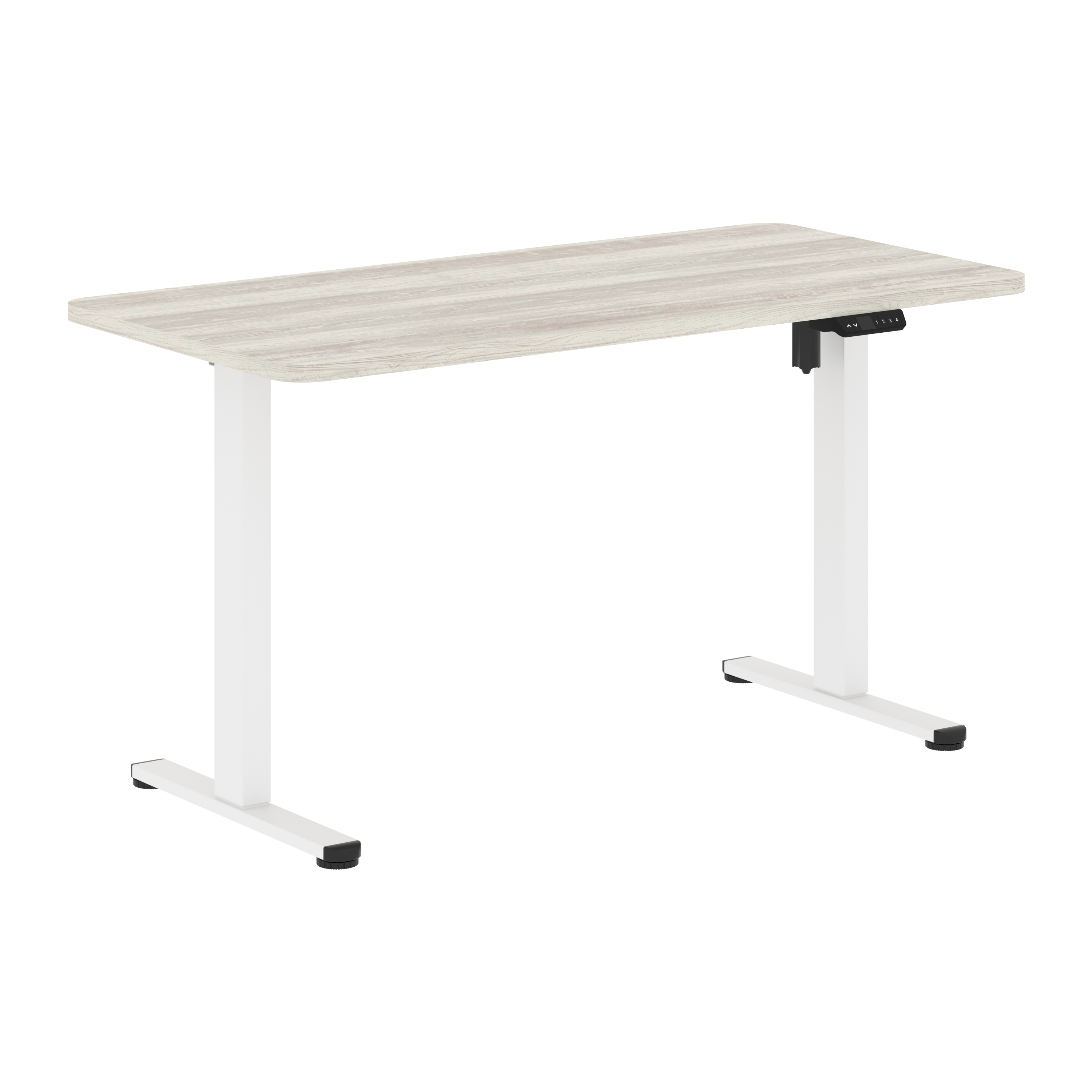 Стол письменный XHT 1367 Сосна Эдмонт/Белый 1360х670х745-1205 XTEN-UP