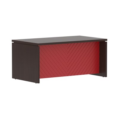 Стол руководителя TLST 169H Венге Магия Z/Красный 1600х900х750 TORR LUX