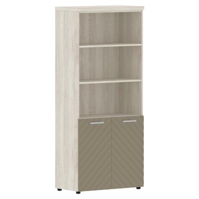 Шкаф с комплектом малых дверей и топом TLHC 85.5 Капучино/Сосна Эдмонт Z 856х450х1968 TORR LUX