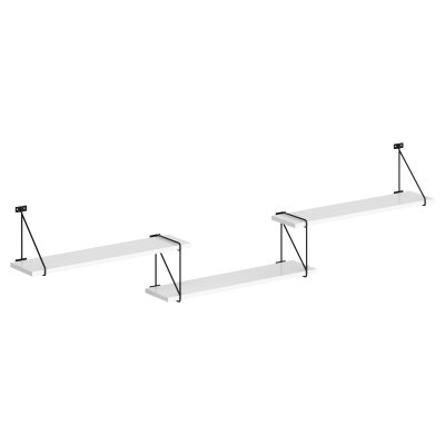 Полка с полкодержателями  SH4-ROD/BAR Белый 1780х166х392 COFFEE