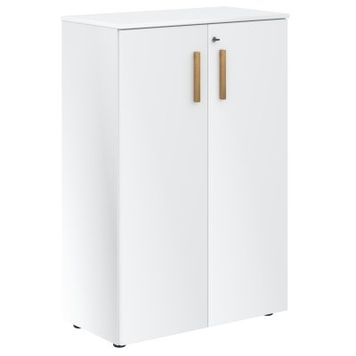 Шкаф с глухими средними дверьми и топом FMC 80.1(Z) Белый премиум/Белый премиум 802х429х1213 FORTA