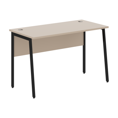 Стол прямой СП-2.1P Мокачино/Черный 1200х608х755 IMAGO PLUS
