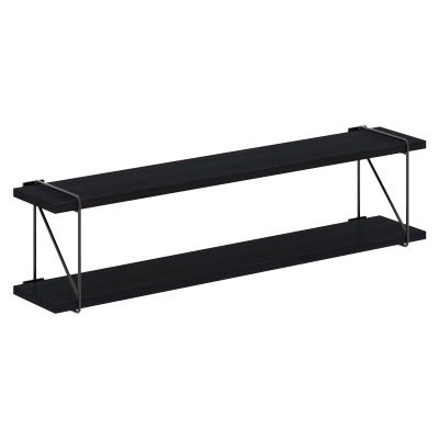 Полка с полкодержателями SH3-ROD Дуб Юкон Модерн 860х166х214 COFFEE