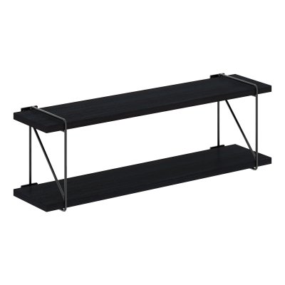 Полка с полкодержателями SH4-ROD Дуб Юкон Модерн 660х166х214 COFFEE