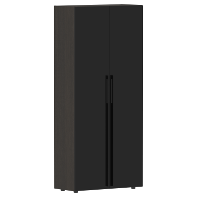 Гардероб СП-064-25-13 Черный глянец/Дуб Мореный 900х450х2010 KANON