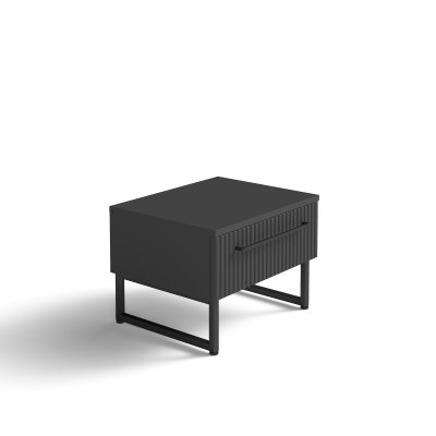 Тумба на металлокаркасе CD 5036-1D Антрацит матовая эмаль/Антрацит 500х400х361 COFFEE