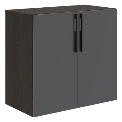 Тумба с фригобаром СП-064-25-08 Серый глянец/Дуб Мореный 940х500х900 KANON