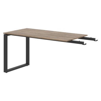 Брифинг-приставка EB 1470 Кария Пальмира/Антрацит 1400х700х750 ENIO