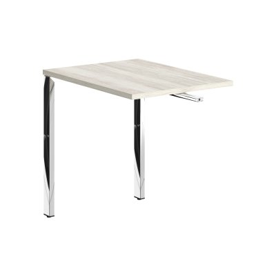 Брифинг приставка XGB 860.1 Сосна Эдмонт/Нержавейка полированная 800х600х750 XTEN GLOSS