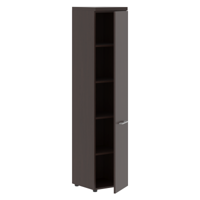 Шкаф колонка с глухой дверью и топом THC 42.1 венге-магия Z 432х450х1968 TORR-Z