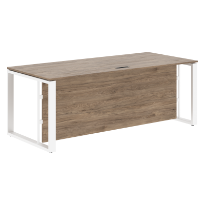 Стол руководителя EST 209H Кария Пальмира/Белый 2000х900х750 ENIO
