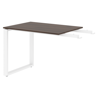 Брифинг-приставка EB 1070 Дуб Денвер темный/Белый 1000х700х750 ENIO