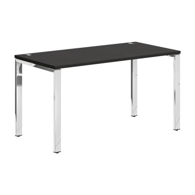 Стол прямой XGST 147.1 Дуб Юкон Модерн/Нержавейка полированная 1400х700х750 XTEN GLOSS