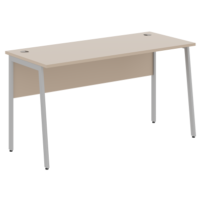 Стол прямой СП-3.1P Мокачино/Алюминий 1400х608х755 IMAGO PLUS