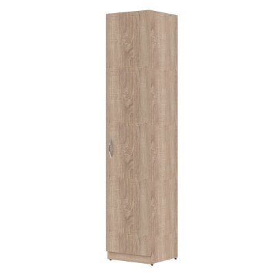 Шкаф колонка с глухой дверью SR-5U.1(R) Дуб Сонома светлый 386х375х1815 SIMPLE
