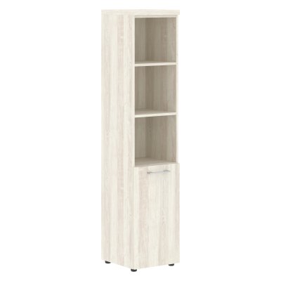 Шкаф колонка с глухой малой дверью и топом THC 42.5(L) Сосна Эдмонт Z 432х450х1968 TORR-Z