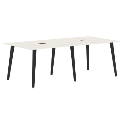 Конференц стол JCT 2211 Ясень белый/Антрацит 2200х1100х750 JAY