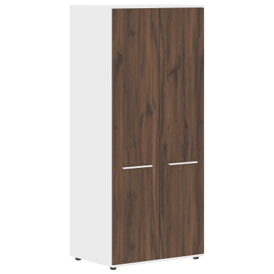 Шкаф для одежды ECWS 85 Дуб Денвер темный/Белый/Белый 852х600х1967 EDIS