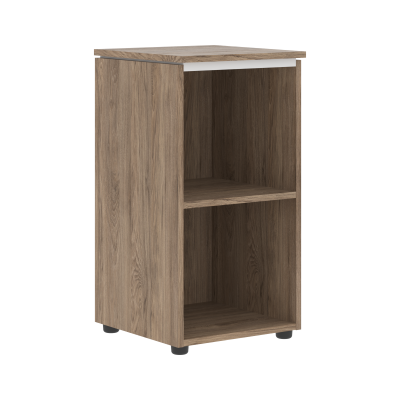 Каркас шкаф-колонки низкой MLC 42 Кария Пальмира/Белый MORRIS TREND