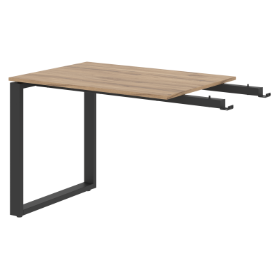 Брифинг-приставка EB 1070 Дуб Денвер светлый/Антрацит 1000х700х750 ENIO