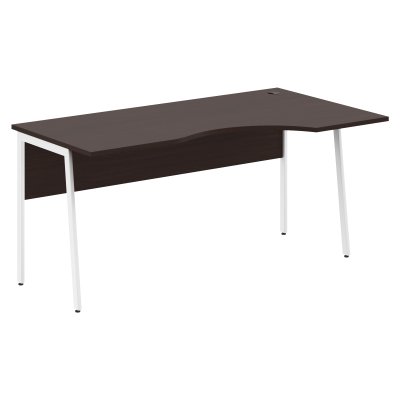 Стол прямой СА-1P(R) Венге Магия/Белый 1600х900х755 IMAGO PLUS