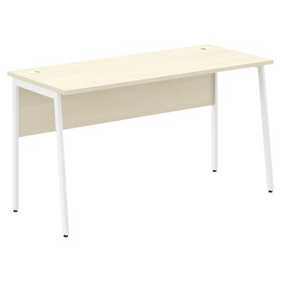 Стол прямой СП-3.1P Клен*/Белый 1400х608х755 IMAGO PLUS