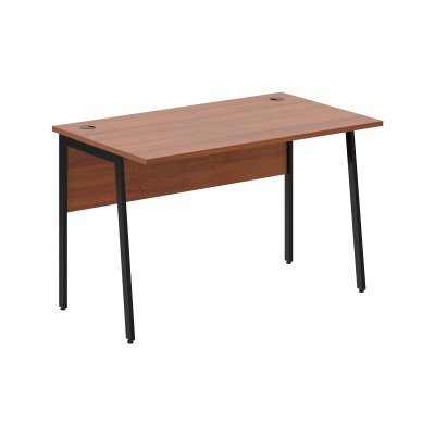 Стол прямой СП-2P Орех Французский/Черный 1200х720х755 IMAGO PLUS
