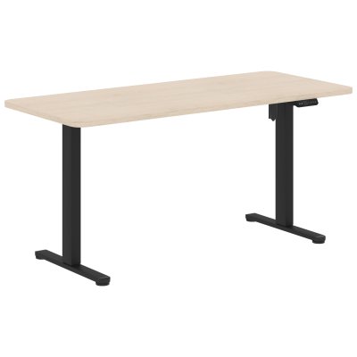 Стол письменный XHT 1567 Бук Тиара/Черный 1560х670х745-1205 XTEN-UP