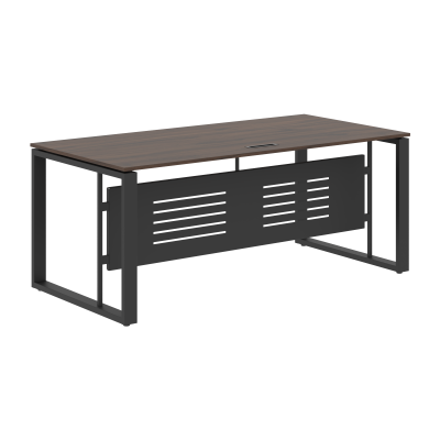 Стол руководителя EST 189M Дуб Денвер темный/Антрацит 1800х900х750 ENIO
