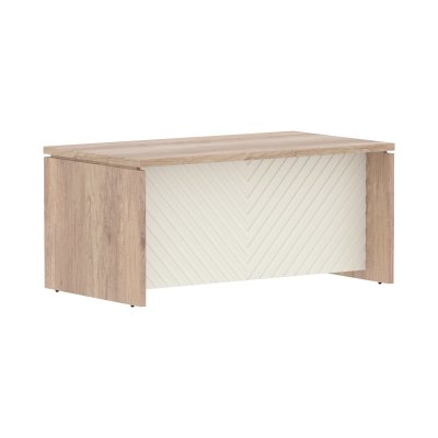 Стол руководителя TLST 169H Дуб Каньон Z/Латте 1600х900х750 TORR LUX