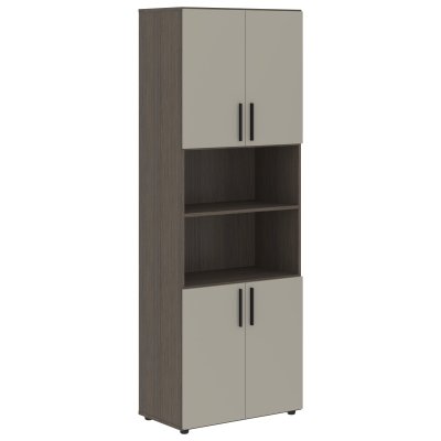 Шкаф высокий широкий VHCS 80.4 Аметист/Дуб Сильвер 800х430х2253 VELION