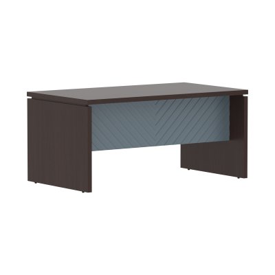 Стол руководителя TLST 169 Венге Магия Z/Серо-голубой 1600х900х750 TORR LUX