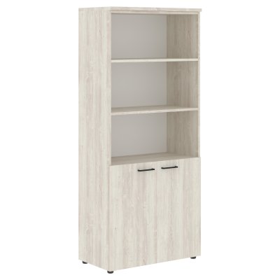 Шкаф с 1 комплектом глухих малых дверей и топом XHC 85.5 Сосна Эдмонт 856х432х1955 XTEN