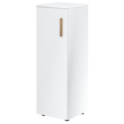 Шкаф колонка с средней дверью и топом FMC 40.1(L) Белый премиум/Белый премиум 404х429х1213 FORTA