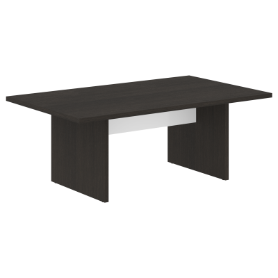 Стол переговорный 2000 СП-064-25-19 Дуб Мореный/Белый глянец 2000х1200х750 KANON