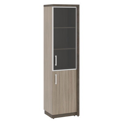 Шкаф СФ-534592 Бетон чикаго тем F187 ST9/Дрифтвуд H3090 ST22/Графит/Черный 537х454,5х2083 WOOD&STONE