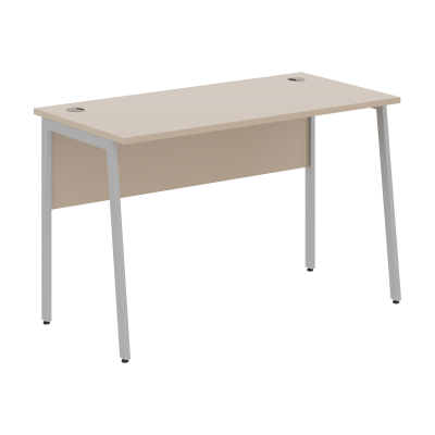 Стол прямой СП-2.1P Мокачино/Алюминий 1200х608х755 IMAGO PLUS