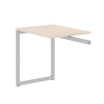 Брифинг приставка XQB 860 Бук Тиара/Алюминий 800х600х750