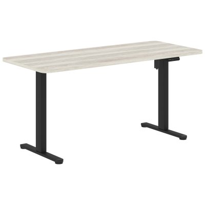 Стол письменный XHT 1567 Сосна Эдмонт/Черный 1560х670х745-1205 XTEN-UP