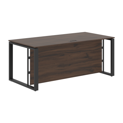 Стол руководителя EST 189H Дуб Денвер темный/Антрацит 1800х900х750 ENIO