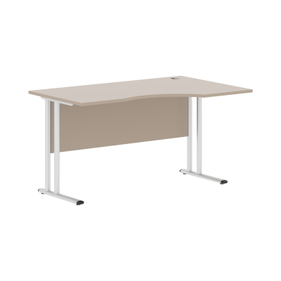 Стол эргономичный СА-2M(R) Мокачино/серебро 900х900х755 Imago M