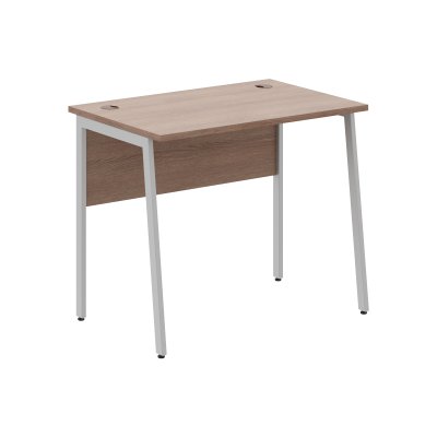 Стол прямой СП-1.1P Ясень Шимо/Алюминий 900х608х755 IMAGO PLUS