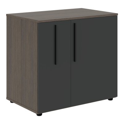 Тумба под фригобар VGR 8655 Яшма черный/Черный матовый/Дуб Сильвер 860х550х800 VELION