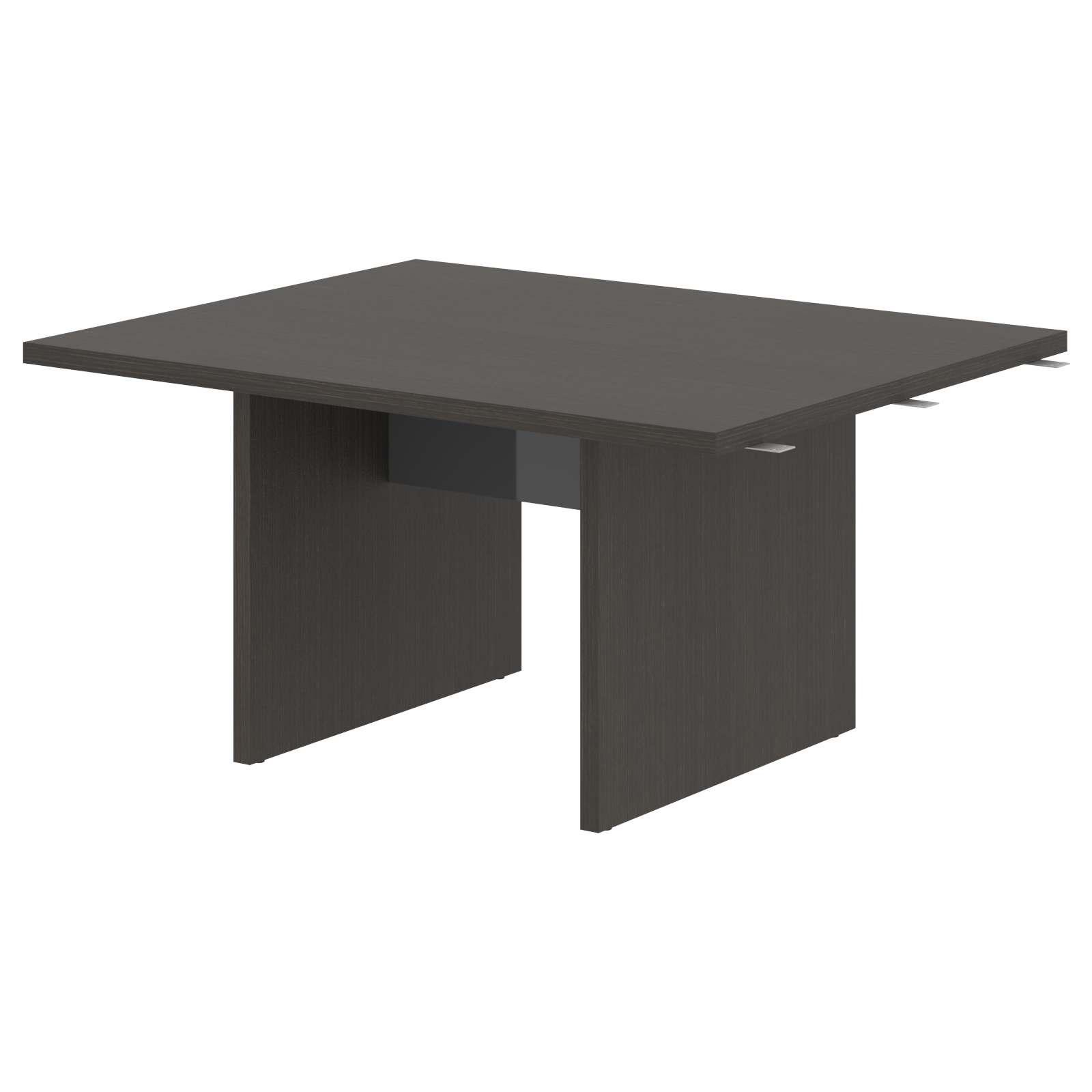 Стол переговорный 1500 составной СП-064-25-20 Дуб Мореный/Серый глянец 1500х1200х750 KANON